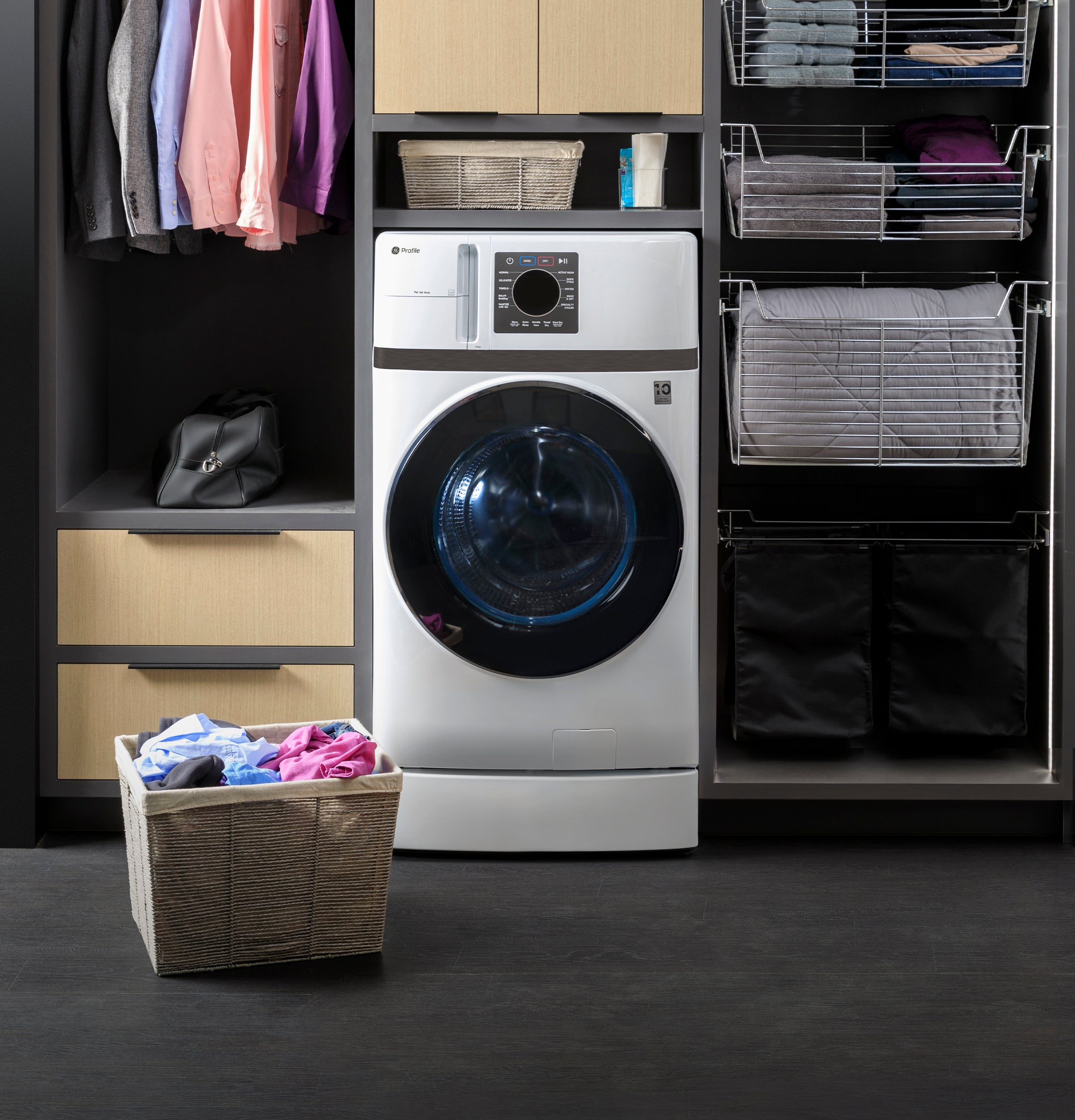 GE PROFILE WHITE 4.6CU WASHER DRYER COMBO - Washers - Additional View 20