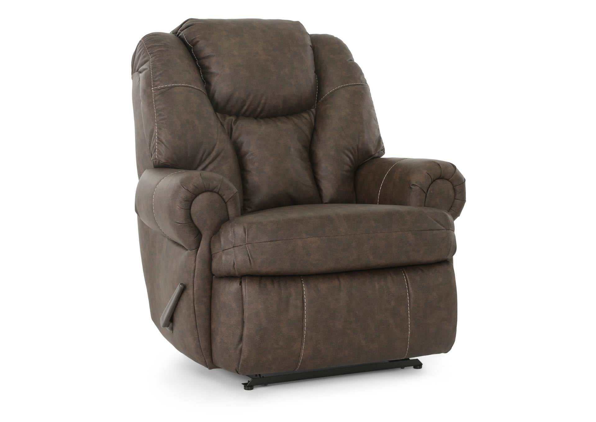 Malcolm Big Man Recliner - Walnut - Additional View 1