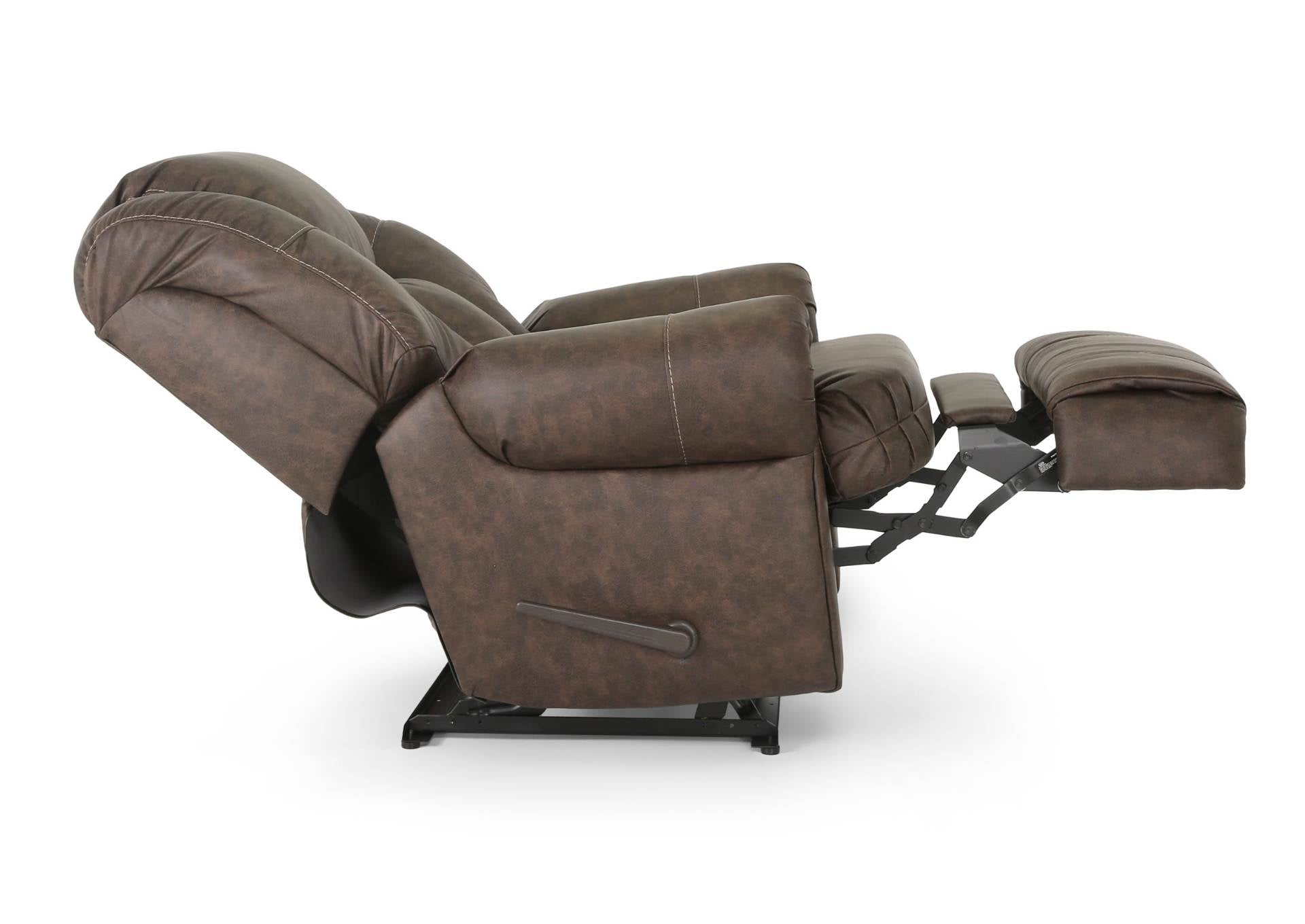 Malcolm Big Man Recliner - Walnut - Additional View 3