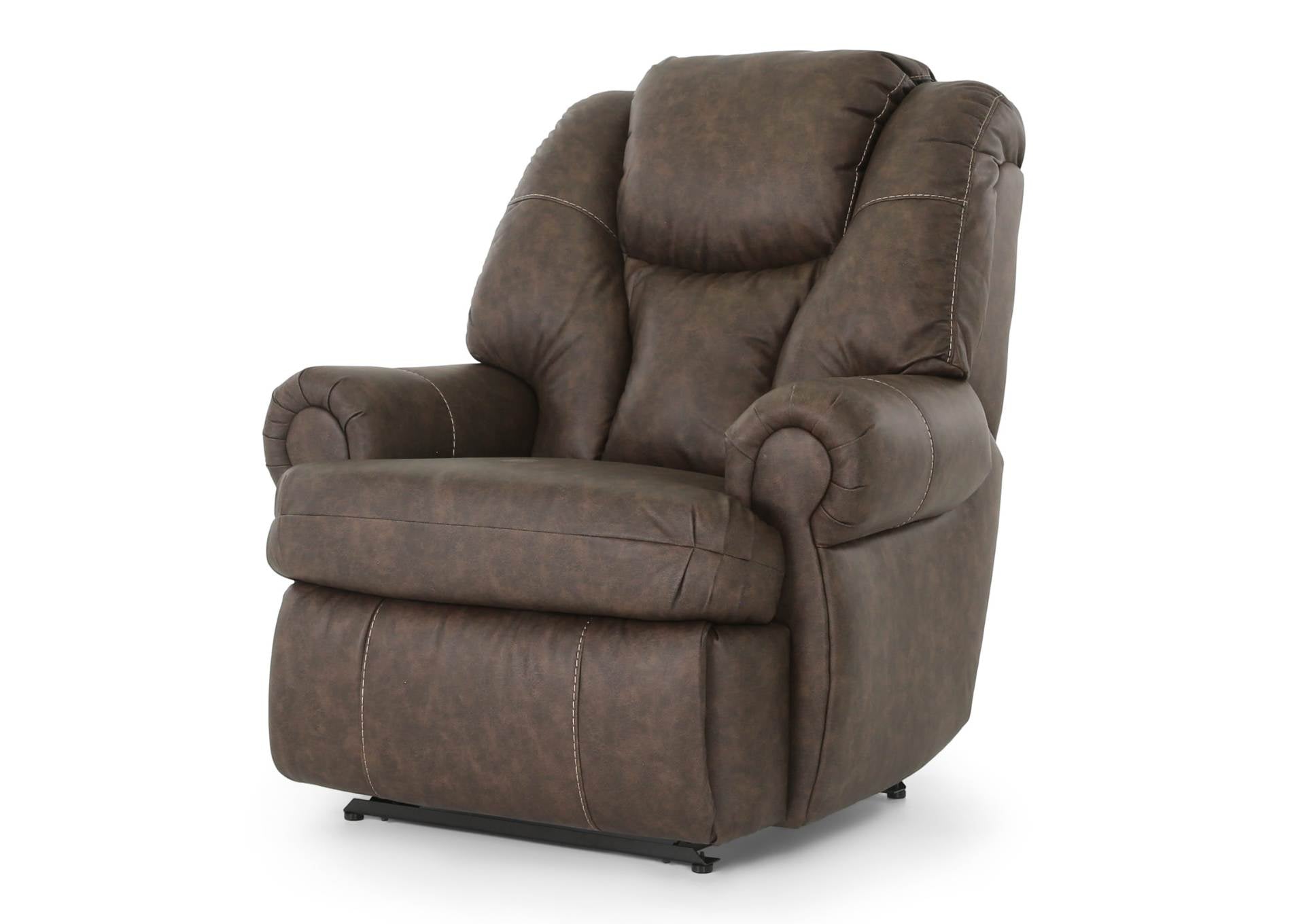 Malcolm Big Man Recliner - Walnut - Additional View 5