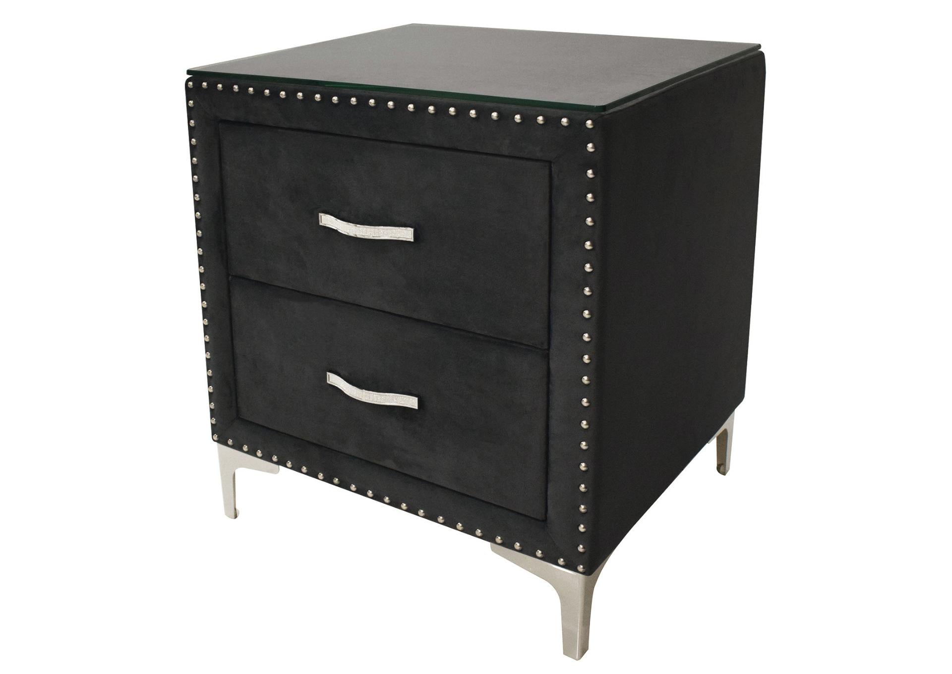 LUCINDA BLACK NIGHTSTAND