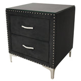 LUCINDA BLACK NIGHTSTAND