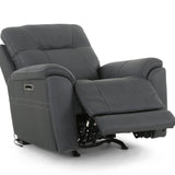 CANNOCK MIDNIGHT LEATHER 4P POWER RECLINER - Additional View 1