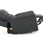 CANNOCK MIDNIGHT LEATHER 4P POWER RECLINER - Additional View 2