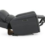 CANNOCK MIDNIGHT LEATHER 4P POWER RECLINER - Additional View 2