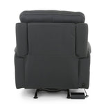 CANNOCK MIDNIGHT LEATHER 4P POWER RECLINER - Additional View 3