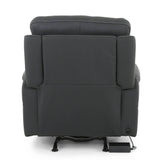 CANNOCK MIDNIGHT LEATHER 4P POWER RECLINER - Additional View 3
