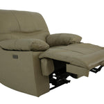 Odessa Leather Power Zero Gravity Recliner - Taupe - Additional View 1