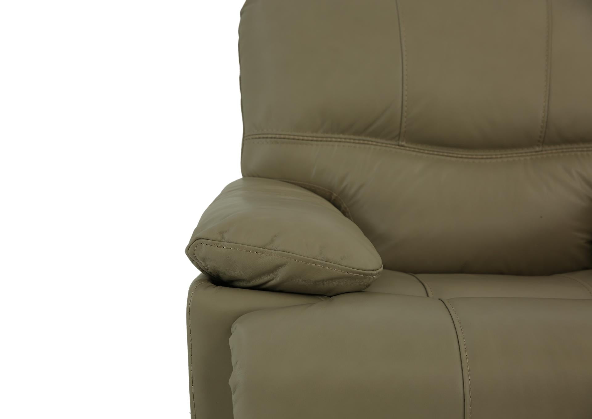 Odessa Leather Power Zero Gravity Recliner - Taupe - Additional View 3