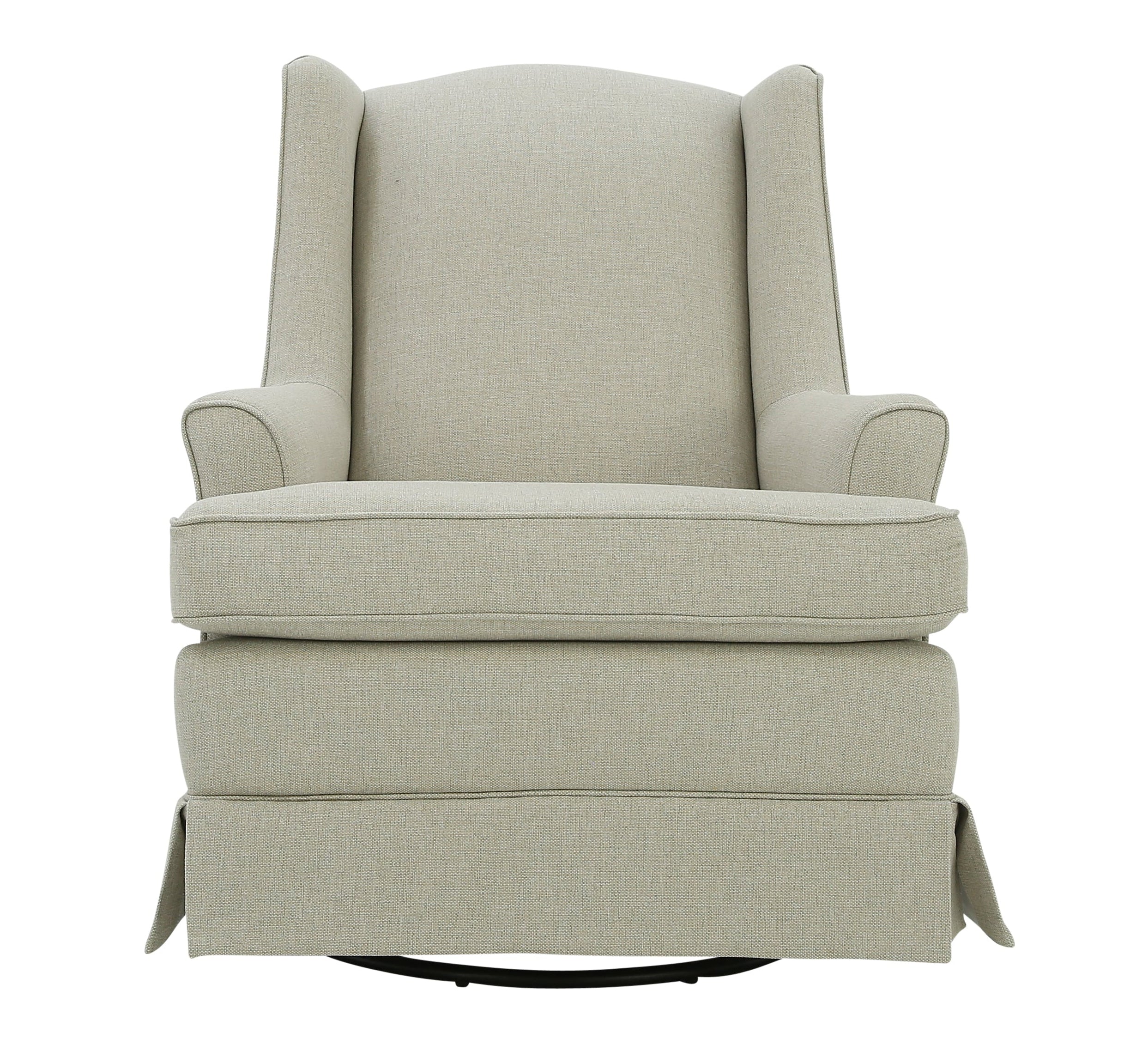 NATASHA BEIGE SWIVEL GLIDER