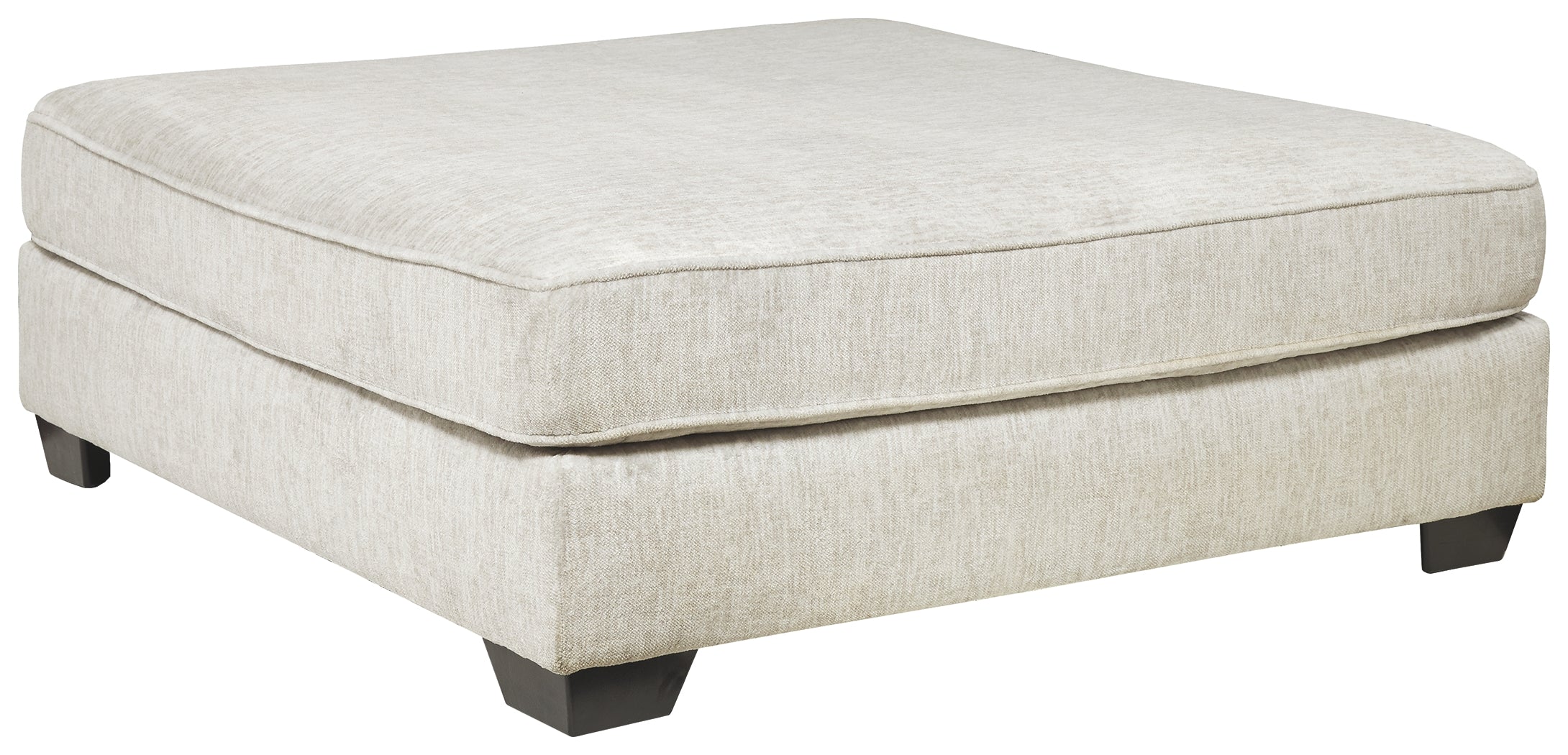 Ashley Furniture - Rawcliffe Ottoman - Beige Fabric - Ottomans