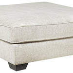 Ashley Furniture - Rawcliffe Ottoman - Beige Fabric - Ottomans