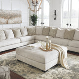 Ashley Furniture - Rawcliffe Ottoman - Beige Fabric - Ottomans - Additional View 2