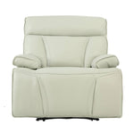 Benelli Leather Power Zero G Recliner - Fog