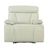 Benelli Leather Power Zero G Recliner - Fog