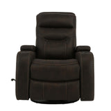 Pecos Dark Swivel Glider Recliner - Brown