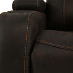 Pecos Dark Swivel Glider Recliner - Brown - Additional View 4
