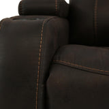 Pecos Dark Swivel Glider Recliner - Brown - Additional View 4