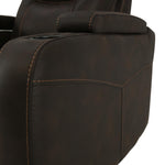 Pecos Dark Swivel Glider Recliner - Brown - Additional View 7