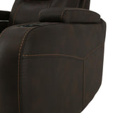 Pecos Dark Swivel Glider Recliner - Brown - Additional View 7