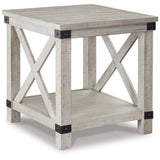 Ashley Furniture - CARYNHURST RECT END TABLE - Beige Wood - Tables