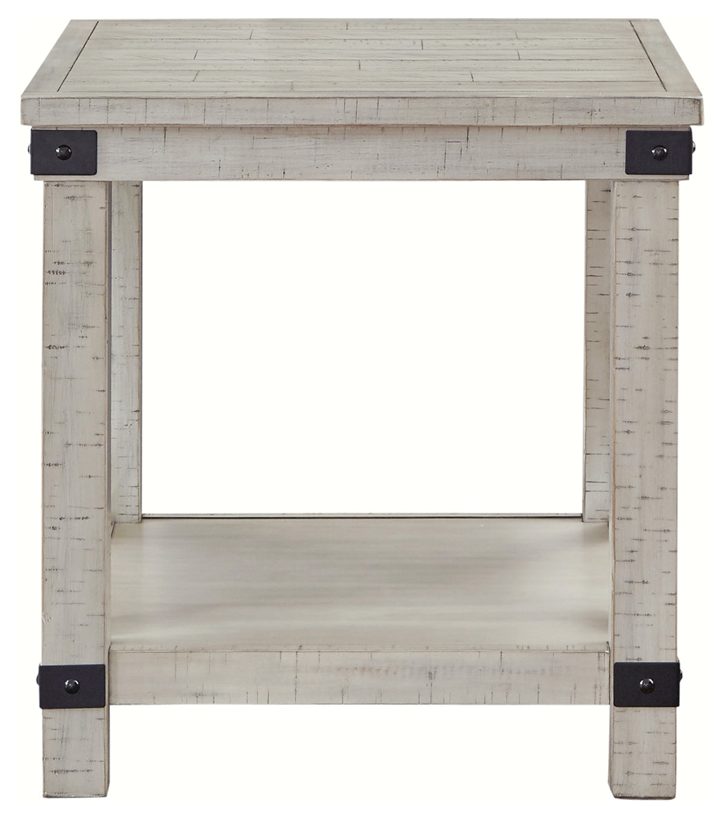 Ashley Furniture - CARYNHURST RECT END TABLE - Beige Wood - Tables - Additional View 2