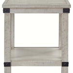 Ashley Furniture - CARYNHURST RECT END TABLE - Beige Wood - Tables - Additional View 2