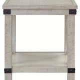 Ashley Furniture - CARYNHURST RECT END TABLE - Beige Wood - Tables - Additional View 2