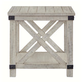 Ashley Furniture - CARYNHURST RECT END TABLE - Beige Wood - Tables - Additional View 4