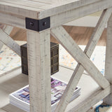 Ashley Furniture - CARYNHURST RECT END TABLE - Beige Wood - Tables - Additional View 5
