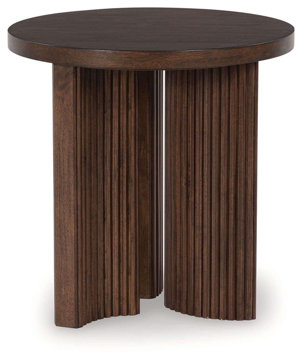 Ashley Furniture - KORESTONE END TABLE - Dark Brown Wood - Tables - Additional View 2