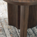 Ashley Furniture - KORESTONE END TABLE - Dark Brown Wood - Tables - Additional View 5