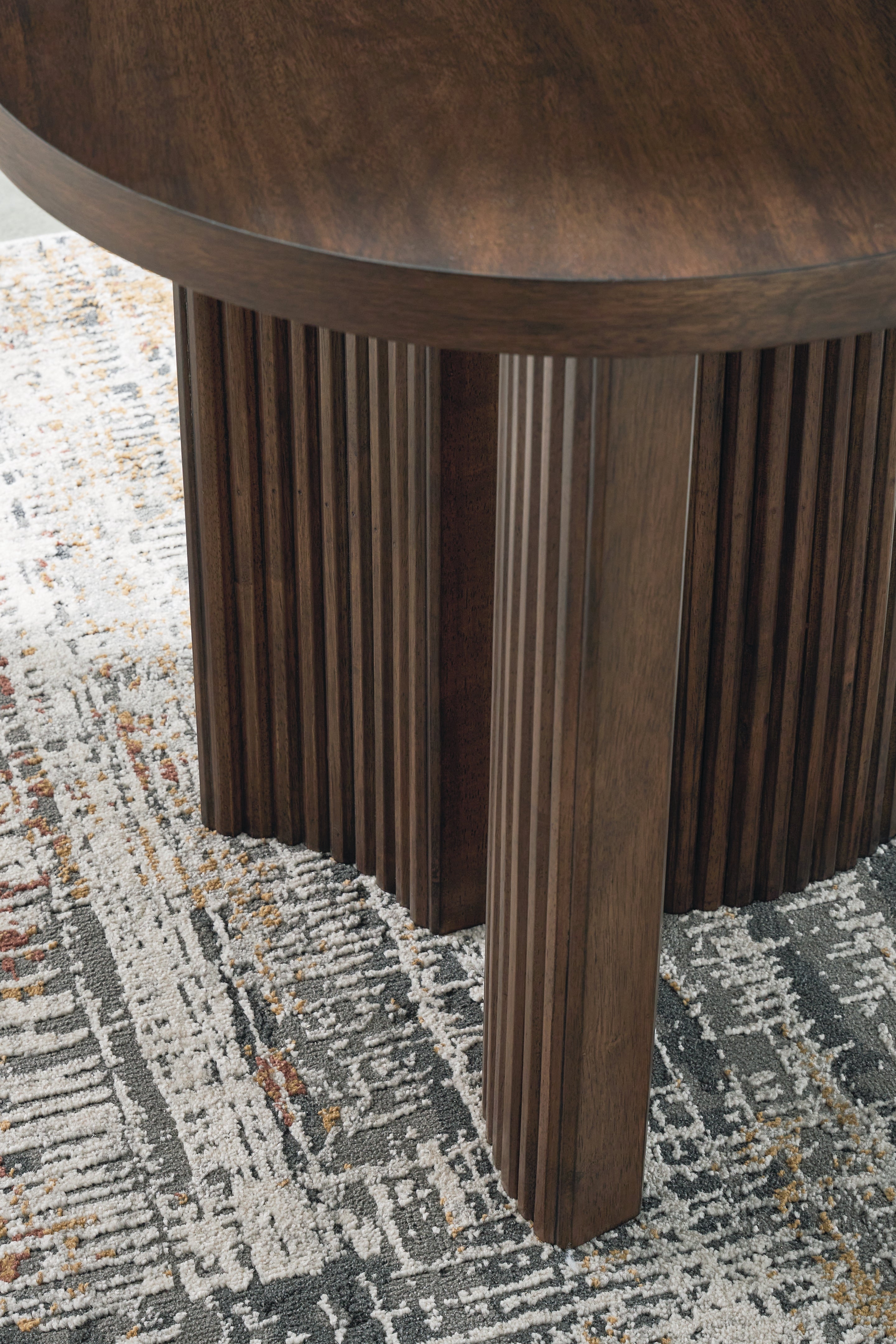Ashley Furniture - KORESTONE END TABLE - Dark Brown Wood - Tables - Additional View 5