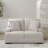 Ashley Furniture - HIGH PROFILE TAUPE LOVESEAT - Beige Fabric - Loveseats - Additional View 1