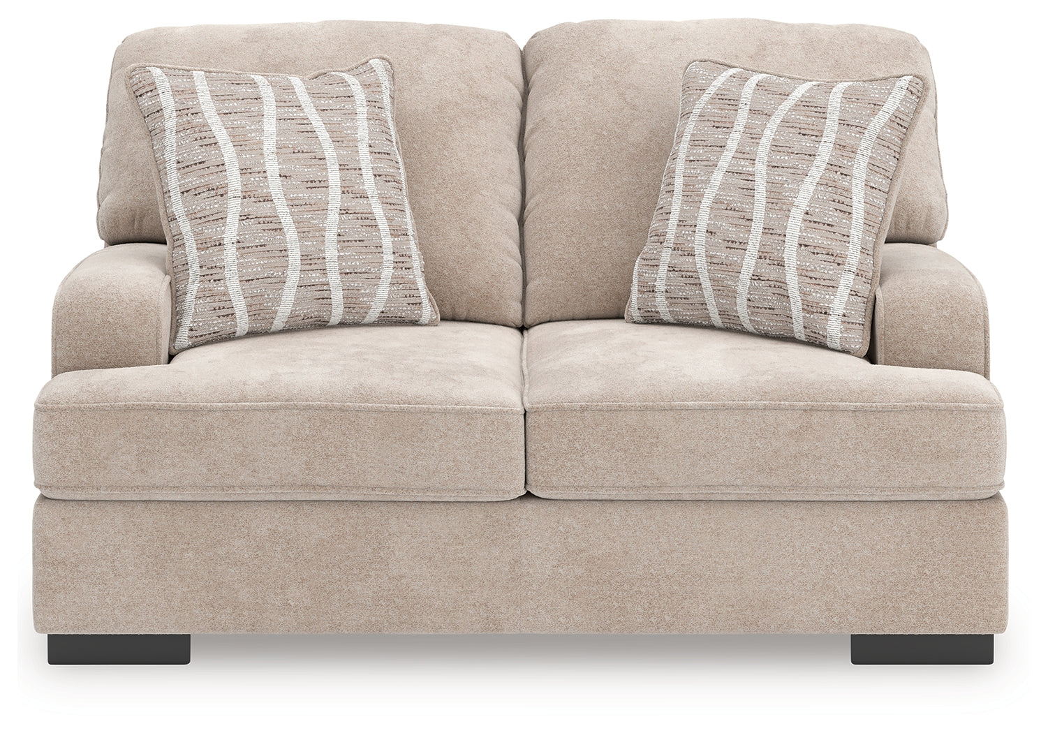 Ashley Furniture - HIGH PROFILE TAUPE LOVESEAT - Beige Fabric - Loveseats - Additional View 2