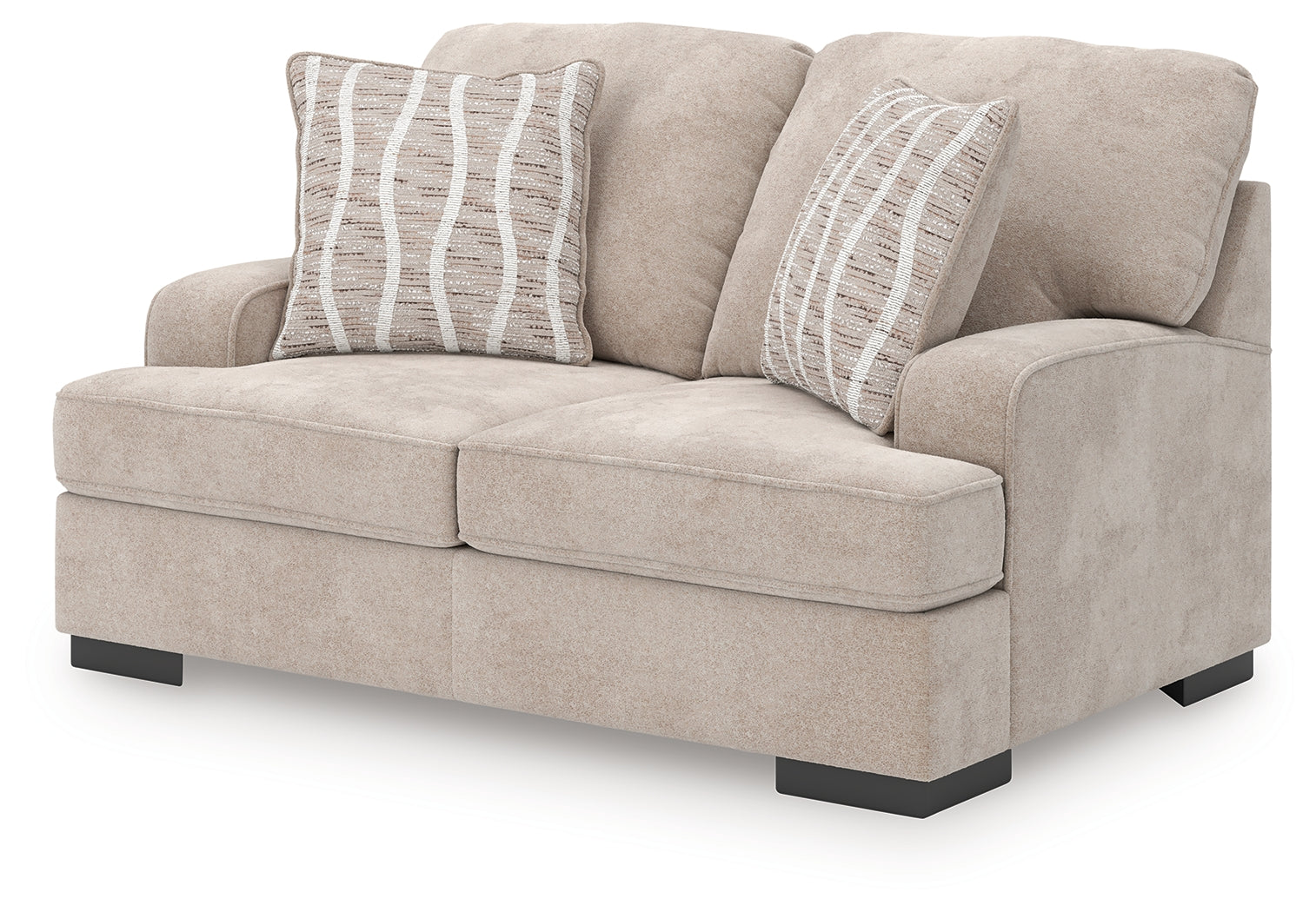 Ashley Furniture - HIGH PROFILE TAUPE LOVESEAT - Beige Fabric - Loveseats - Additional View 3