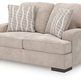 Ashley Furniture - HIGH PROFILE TAUPE LOVESEAT - Beige Fabric - Loveseats - Additional View 3