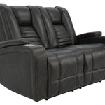 MAYNARD WALNUT 2P POWER LOVESEAT - Additional View 1
