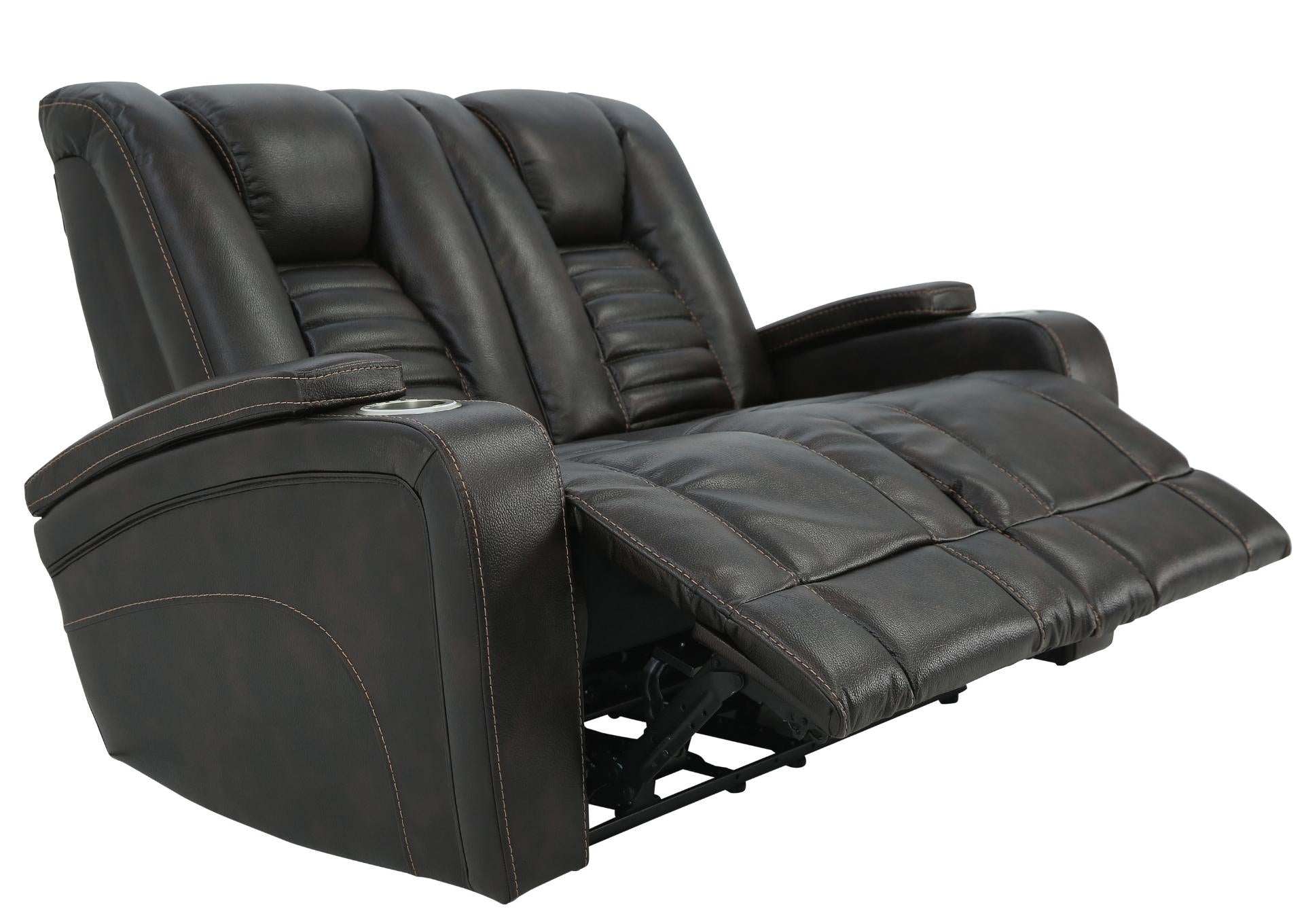 MAYNARD WALNUT 2P POWER LOVESEAT - Additional View 2