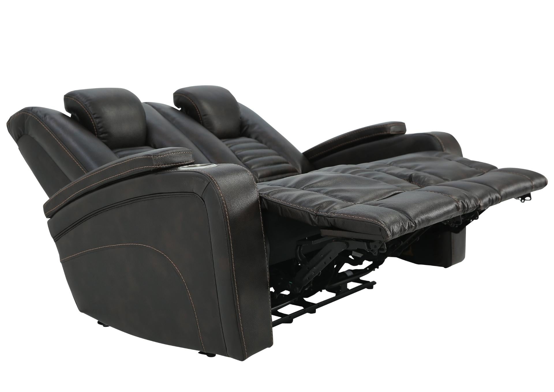 MAYNARD WALNUT 2P POWER LOVESEAT - Additional View 3