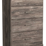 Ashley Furniture - Ralinski 4 Drawer Chest - Brown - Gray Wood - Chests