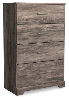 Ashley Furniture - Ralinski 4 Drawer Chest - Brown - Gray Wood - Chests