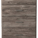 Ashley Furniture - Ralinski 4 Drawer Chest - Brown - Gray Wood - Chests - Additional View 1
