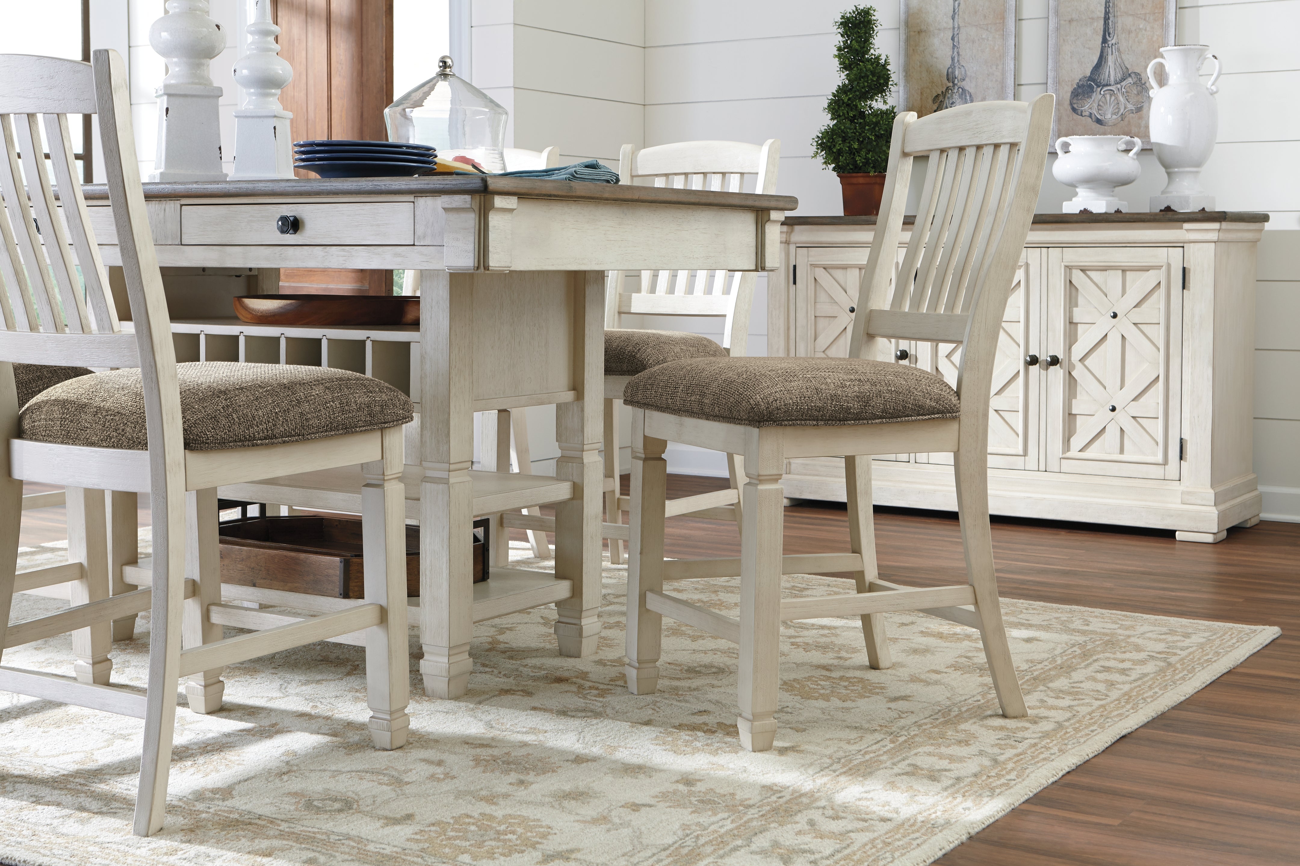 Ashley Furniture - Bolanburg Counter Table - Beige Wood - Tables - Additional View 10