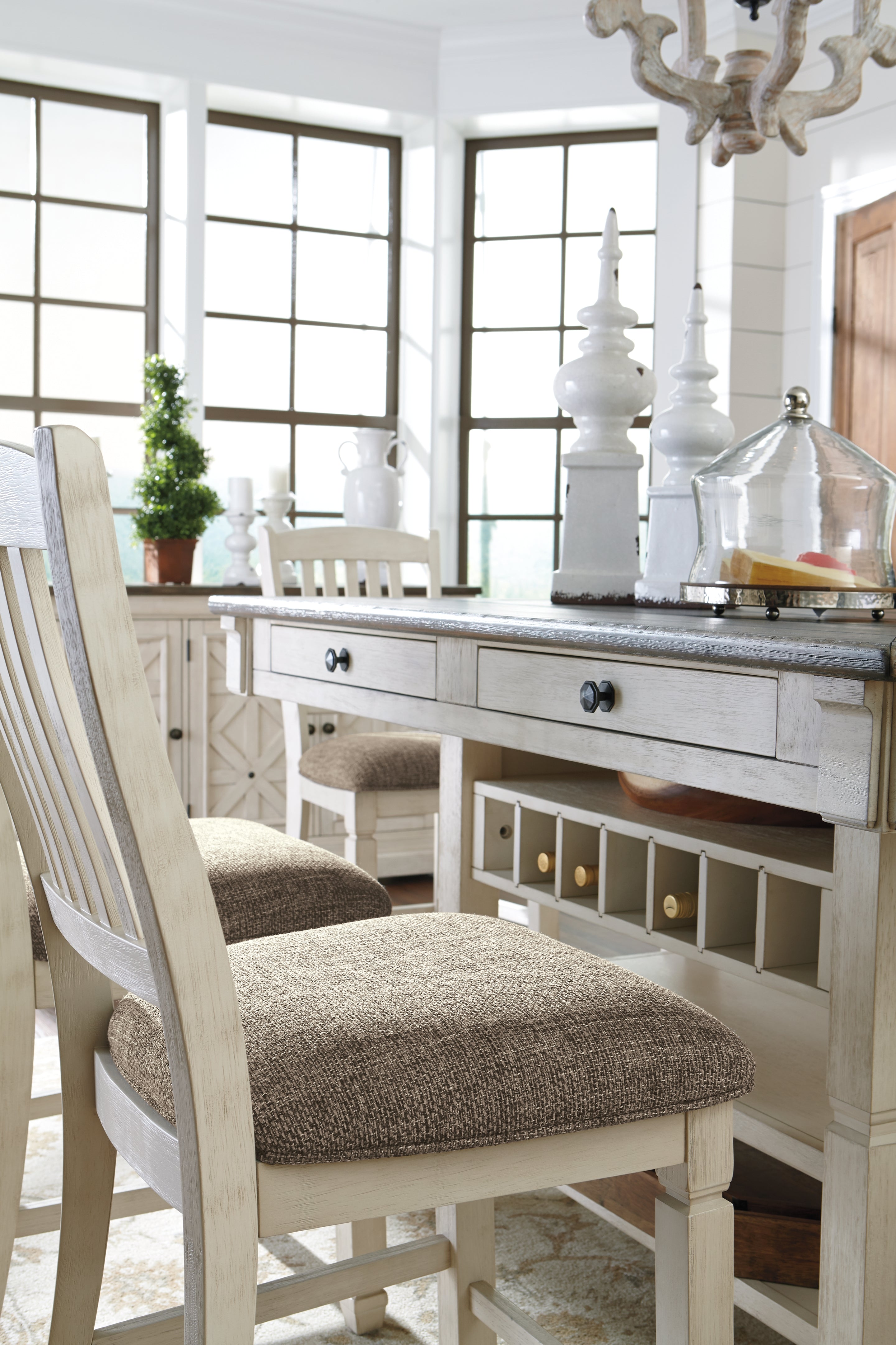 Ashley Furniture - Bolanburg Counter Table - Beige Wood - Tables - Additional View 11