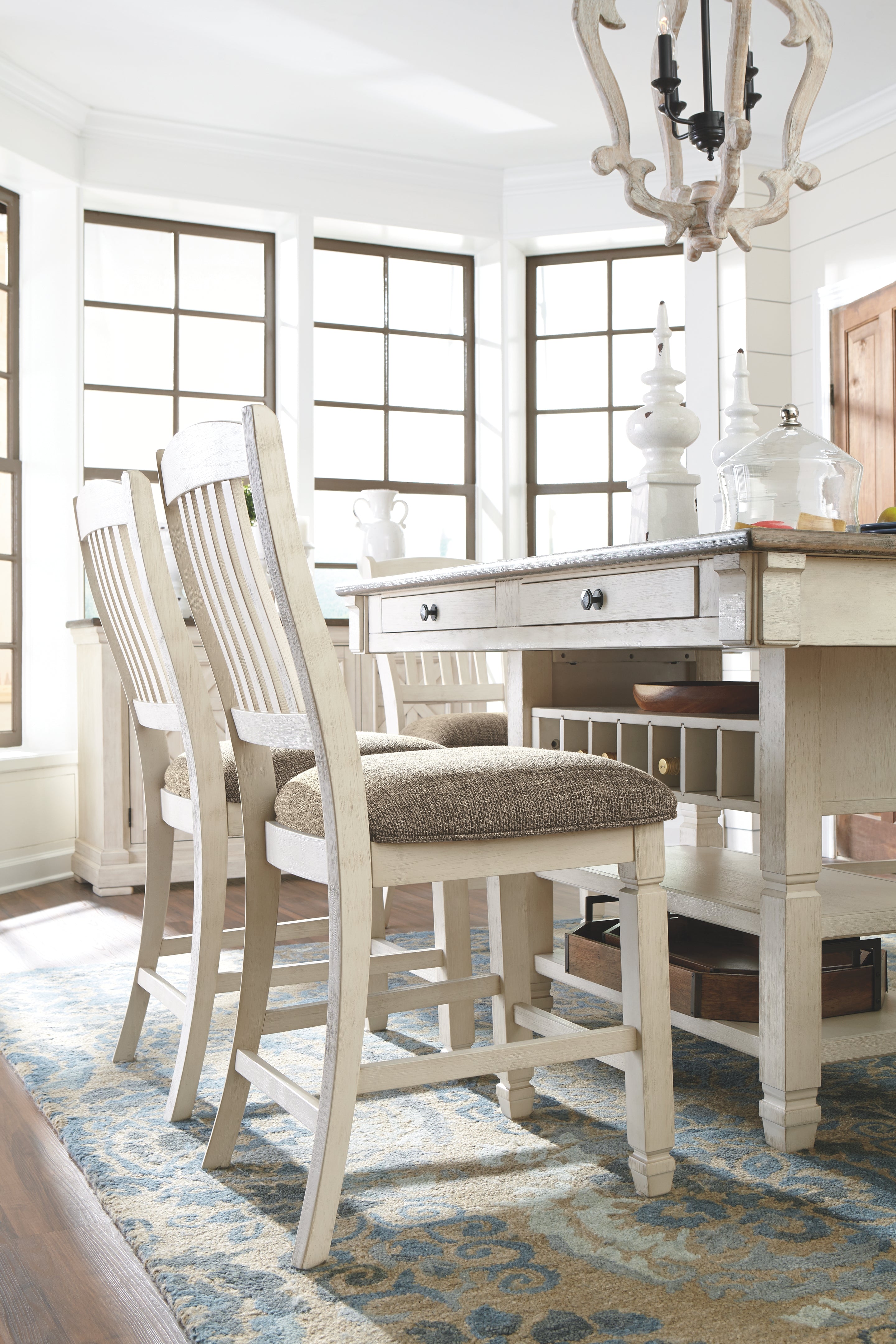 Ashley Furniture - Bolanburg Counter Table - Beige Wood - Tables - Additional View 13