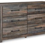 Ashley Furniture - Drystan Dresser - Brown - Beige Wood - Dresser & Mirror