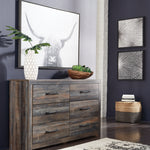 Ashley Furniture - Drystan Dresser - Brown - Beige Wood - Dresser & Mirror - Additional View 1