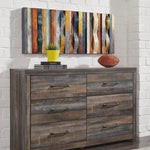 Ashley Furniture - Drystan Dresser - Brown - Beige Wood - Dresser & Mirror - Additional View 5