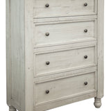 International Furniture Direct - STONE CHEST - Beige|Dark Gray Wood - Chests
